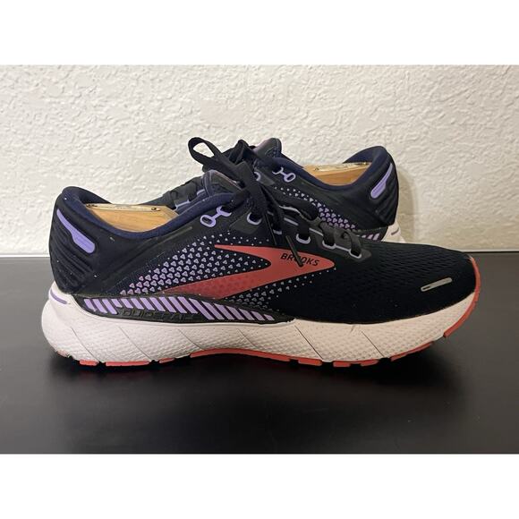 Brooks Adrenaline GTS 22 Black/Pink Running Shoes Sneakers Women's Size 8 B - Picture 4 of 10